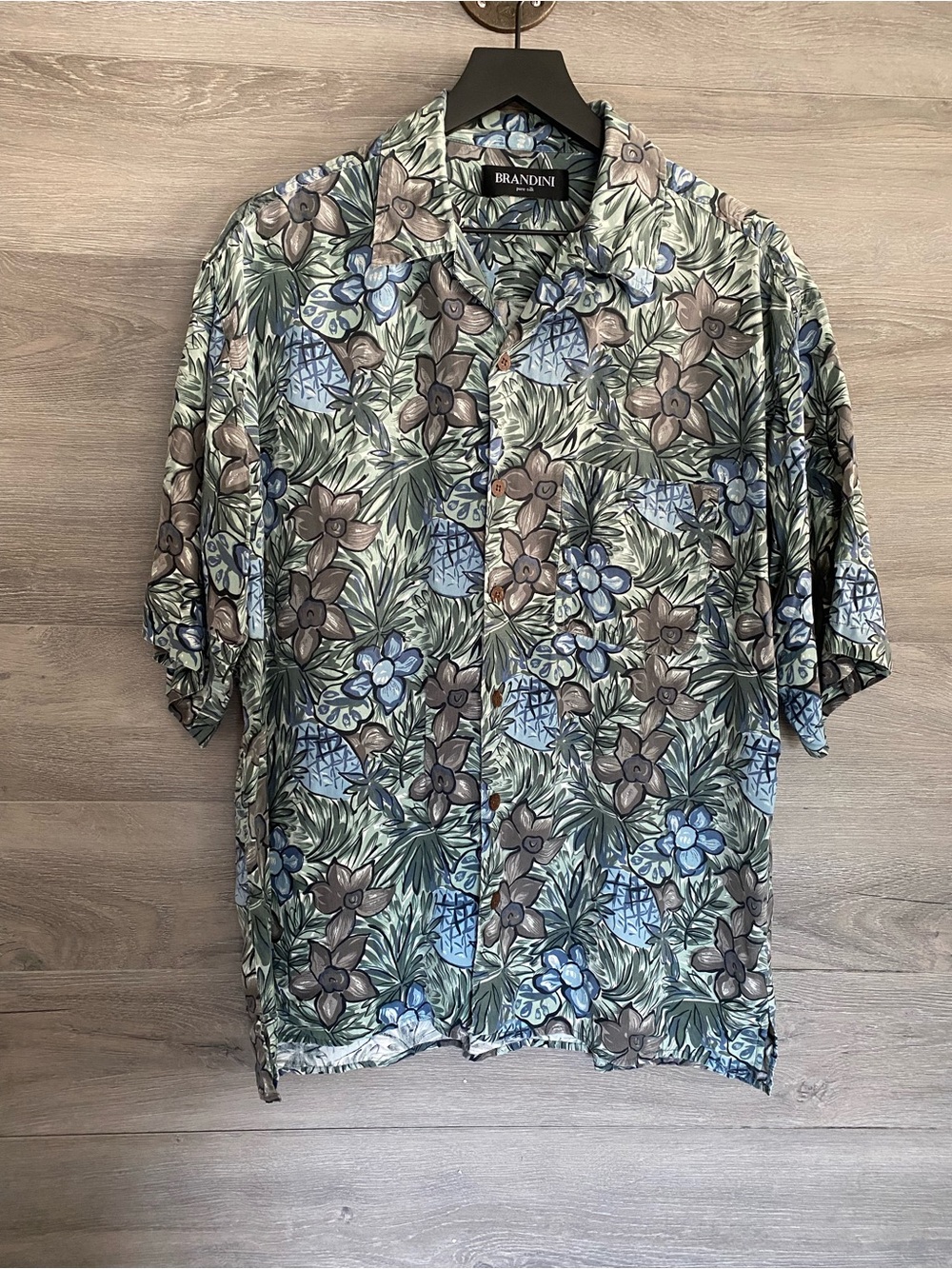 Brandini Silk Hawaiian Shirt